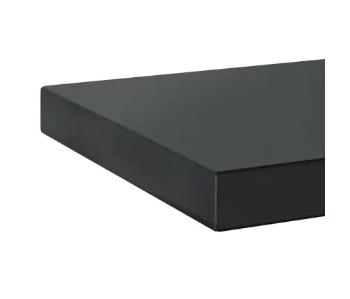 Seinariiulid 2 Tk, 75X23,5X3 cm Must, Roostevaba Teras
