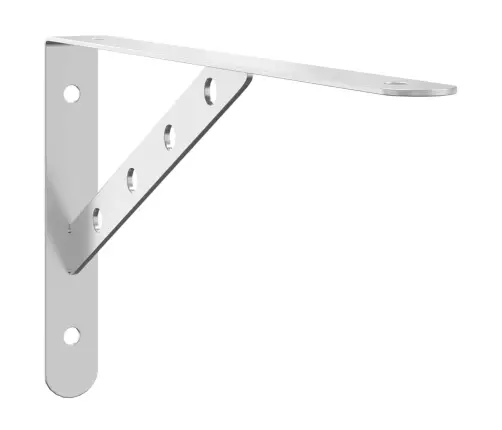 Plauktu Kronšteini, 4 Gab., 30X2,5X15,5 Cm, Sudrabaini, Tērauds Vidaxl