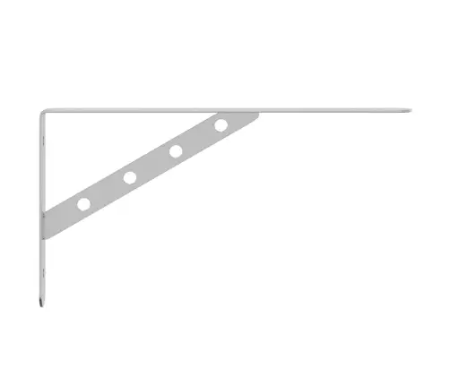 Plauktu Kronšteini, 4 Gab., 30X2,5X15,5 Cm, Sudrabaini, Tērauds Vidaxl