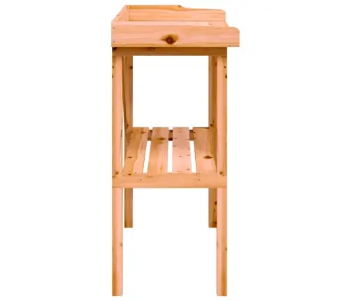 Stādīšanas Galds Ar Plauktu, Brūna, 78X38X82,5 Cm, Egles Koks Vidaxl