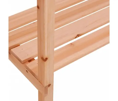 Stādīšanas Galds Ar Plauktu, Brūna, 78X38X82,5 Cm, Egles Koks Vidaxl