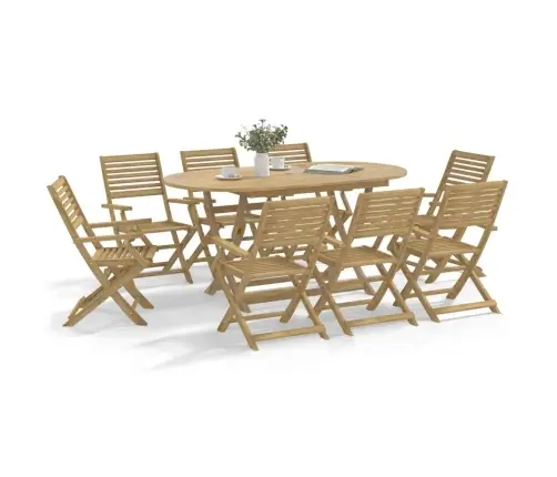 Kokkupandavad Aiatoolid 6 Tk, 54,5X61,5X86,5 cm Akaatsiapuit