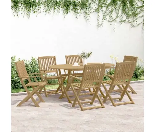 Kokkupandavad Aiatoolid 6 Tk, 54,5X58X90 cm Akaatsiapuit