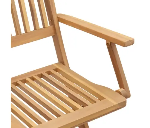 9-Daļīgs Dārza Mēbeļu Komplekts, Akācijas Masīvkoks Vidaxl