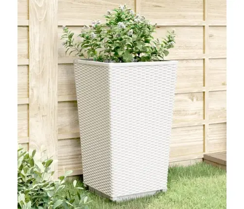 Aia Taimekastid 2 Tk, Valge, 32,5 X 32,5 X 57 cm Pp