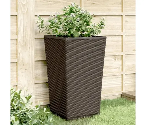 Aia Taimekastid 4 Tk, Pruun, 32,5 X 32,5 X 57 cm Pp