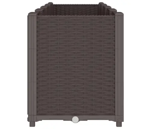 Dārza Puķu Kaste, Brūna, 160X40X53 Cm, Pp Vidaxl