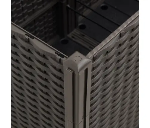 Dārza Puķu Kaste, Brūna, 160X40X53 Cm, Pp Vidaxl