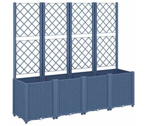 Võrega Taimekast, Sinine Hall, 160X40X140 cm Pp