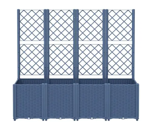 Võrega Taimekast, Sinine Hall, 160X40X140 cm Pp