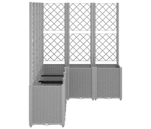 Võrega Taimekast, Helehall, 160X120X140 cm Pp