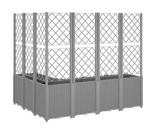 Võrega Taimekast, Helehall, 160X120X140 cm Pp