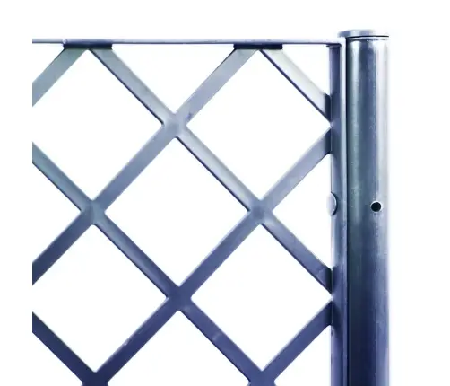 Dārza Puķu Kaste Ar Špaleru, Zili Pelēka, 160X160X140 Cm, Pp Vidaxl