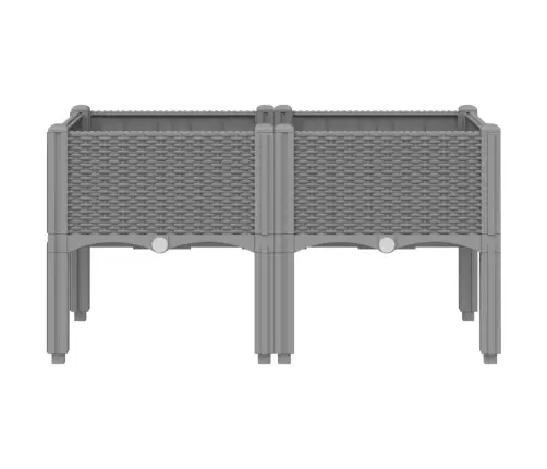 Jalgadega Taimekast, Helehall, 80 X 40 X 42 cm Pp