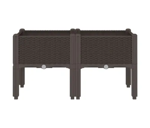 Jalgadega Taimekast, Pruun, 80 X 40 X 42 cm Pp