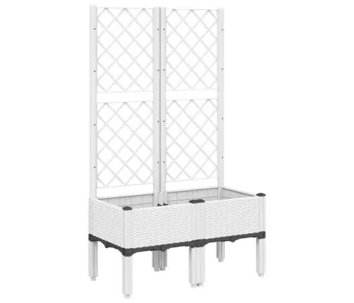 Võrega Taimekast, Valge, 80 X 40 X 142 cm Pp