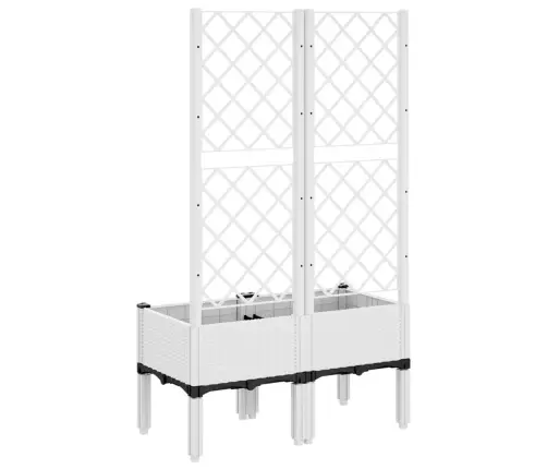 Võrega Taimekast, Valge, 80 X 40 X 142 cm Pp