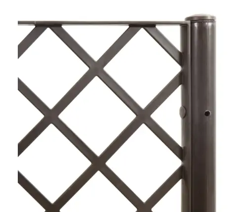 Sodo Lovelis Su Treliažu, Rudos Spalvos, 120X40X142cm Pp