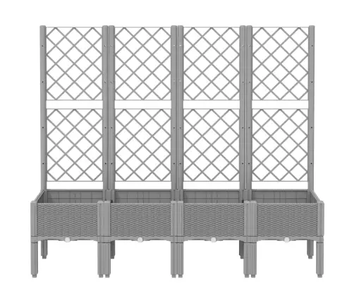 Võrega Taimekast, Helehall, 160X40X142 cm Pp