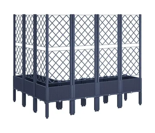 Võrega Taimekast, Sinine Hall, 160 X 120 X 142 cm Pp