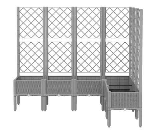 Võrega Taimekast, Helehall, 160 X 120 X 142 cm Pp