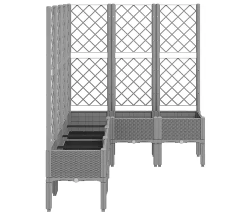 Võrega Taimekast, Helehall, 160 X 120 X 142 cm Pp