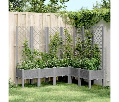 Võrega Taimekast, Helehall, 160 X 120 X 142 cm Pp