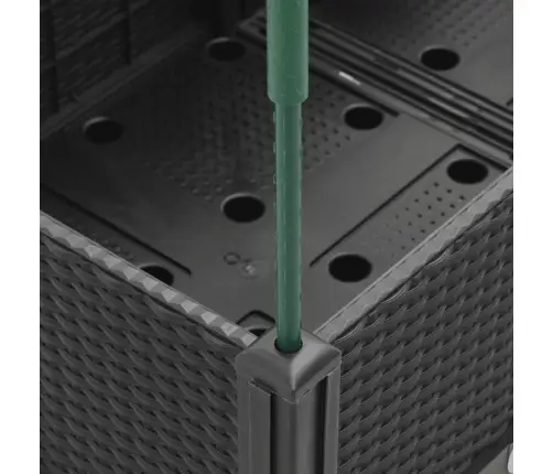 Võrega Taimekast, Must, 80 X 40 X 142,5 cm Pp