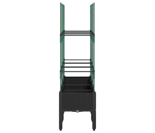 Võrega Taimekast, Must, 120 X 40 X 142,5 cm Pp