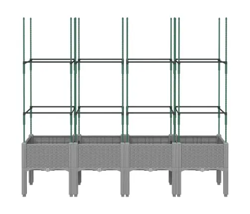 Võrega Taimekast, Helehall, 160 X 40 X 142,5 cm Pp