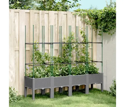 Võrega Taimekast, Helehall, 160 X 40 X 142,5 cm Pp