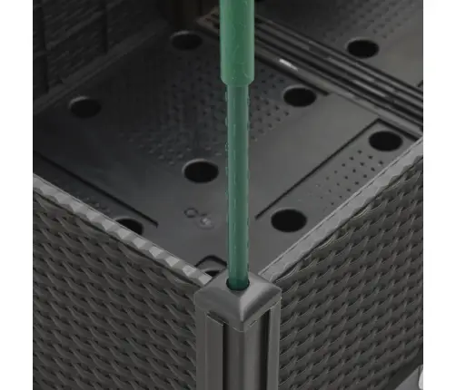 Võrega Taimekast, Must, 160 X 40 X 142,5 cm Pp