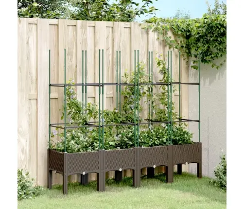 Võrega Taimekast, Pruun, 160 X 40 X 142,5 cm Pp