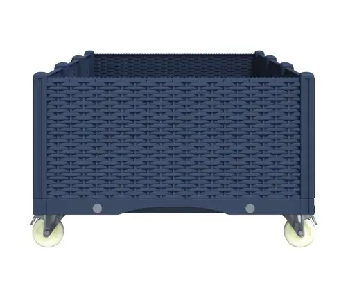 Ratastega Taimekast, Sinine Hall, 150 X 80 X 54 cm Pp