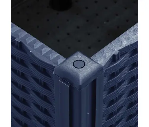 Ratastega Taimekast, Sinine Hall, 150 X 80 X 54 cm Pp