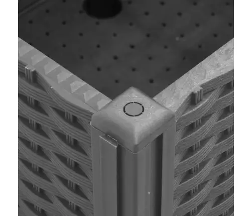 Ratastega Taimekast, Helehall, 150 X 80 X 54 cm Pp