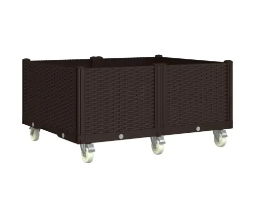 Sodo Lovelis Su Ratukais, Rudos Spalvos, 100X80X54cm Pp