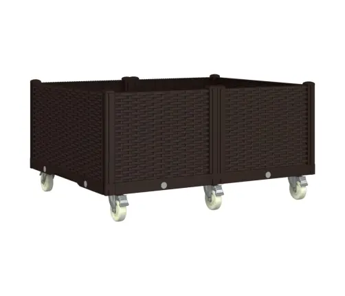 Sodo Lovelis Su Ratukais, Rudos Spalvos, 100X80X54cm Pp