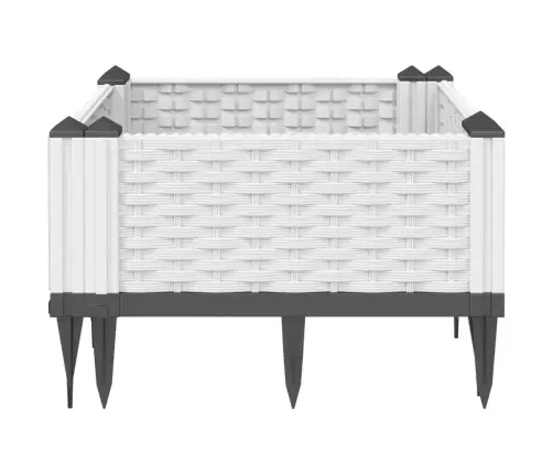 Vaiadega Taimekast, Valge, 42,5X42,5X28,5 cm Pp