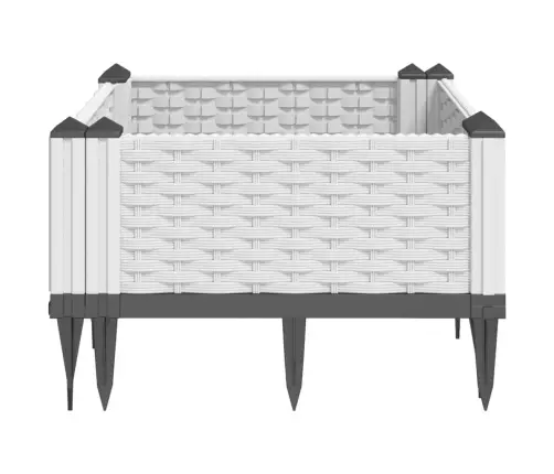 Vaiadega Taimekast, Valge, 42,5X42,5X28,5 cm Pp