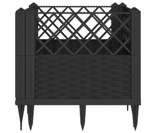 Vaiadega Taimekast, Must, 43,5 X 43,5 X 43,5 cm Pp