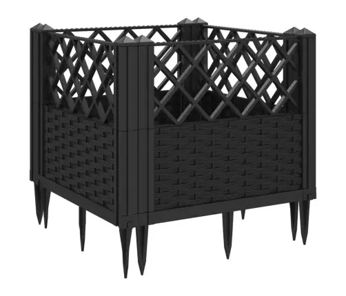 Vaiadega Taimekast, Must, 43,5 X 43,5 X 43,5 cm Pp