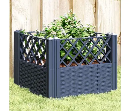 Vaiadega Taimekast, Sinine Hall, 43,5 X 43,5 X 43,5 cm Pp