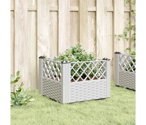 Sodo Lovelis Su Kuoliukais, Baltas, 43,5X43,5X43,5cm Pp