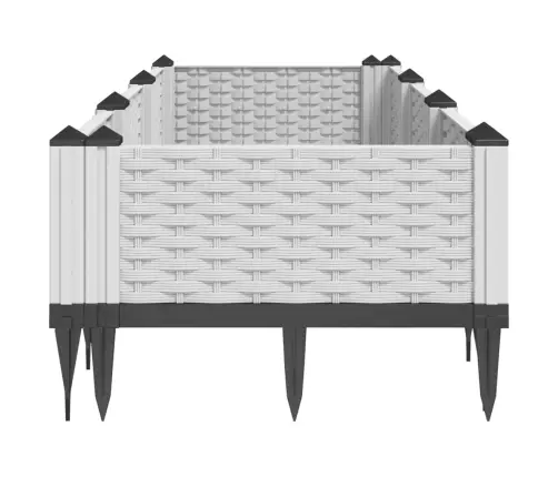 Vaiadega Taimekast, Valge, 125 X 40 X 28,5 cm Pp