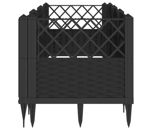 Vaiadega Taimekast, Must, 123,5 X 43,5 X 43,5 cm Pp