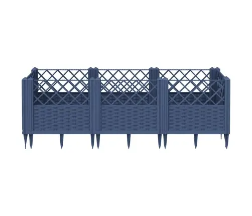 Vaiadega Taimekast, Sinine Hall, 123,5X43,5X43,5 cm Pp