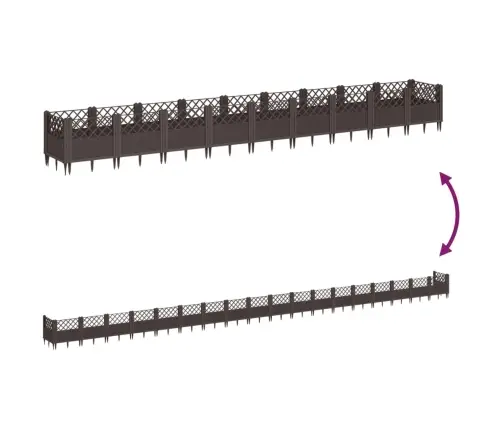 Vaiadega Taimekast, Pruun, 363,5 X 43,5 X 43,5 cm Pp