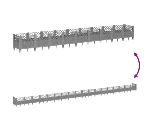 Vaiadega Taimekast, Helehall, 363,5 X 43,5 X 43,5 cm Pp