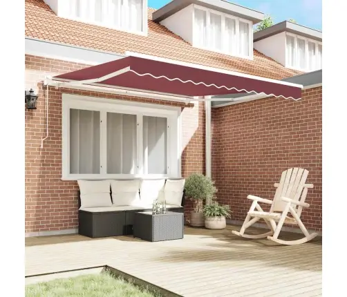 Automaatselt Sissetõmmatav Varikatus, Burgundia Punane